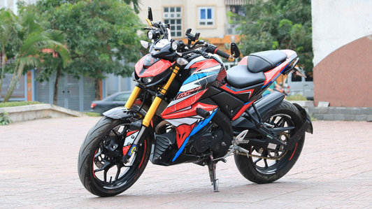 Yamaha TFX 150 "hô biến" thành Kawasaki Z1000 đẹp, độc, lạ của biker Việt