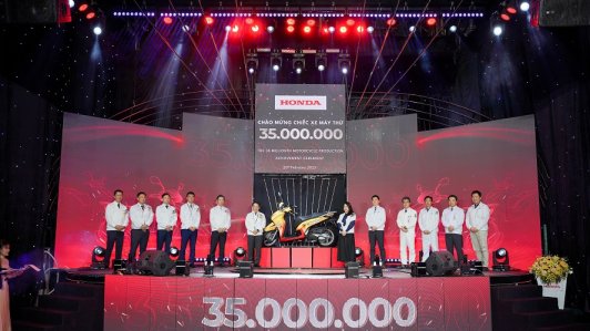 Honda Việt Nam xuất xưởng chiếc xe máy thứ 35 triệu