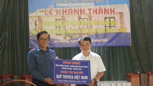 Quỹ Toyota Việt Nam hỗ trợ xây dựng điểm trường cho trẻ em vùng sâu vùng xa tỉnh Bắc Kạn và Nghệ An