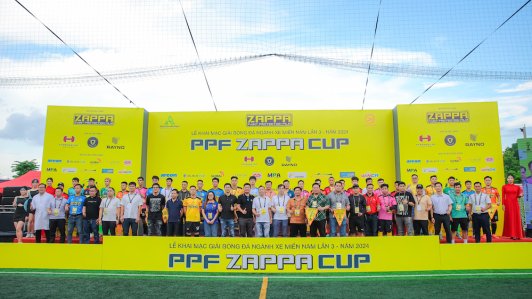 Giải bóng đá ngành xe miền Nam Lần 3 - PPF ZAPPA CUP 2024 chính thức khai mạc