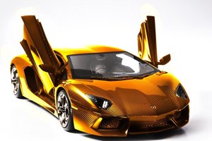 284 tỷ đồng cho Lamborgini Aventador gắn kim cương dát vàng.
